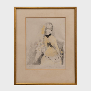 Marie Laurencin (1883-1956): Femme Assise