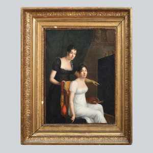 European School:  Two Women Painting