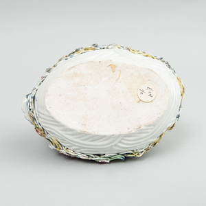 Pair of English Porcelain Quail Boxes and Covers