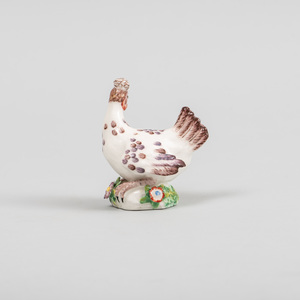 Chelsea Porcelain Model of a Hen