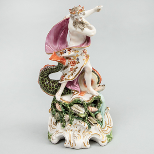 Chelsea Porcelain Figure of Neptune