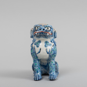 Japanese Porcelain Model of a Buddhistic Lion