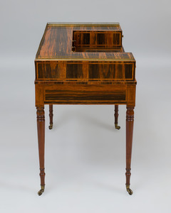 Regency Inlaid Calamander Carlton House Desk