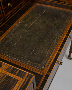 Regency Inlaid Calamander Carlton House Desk