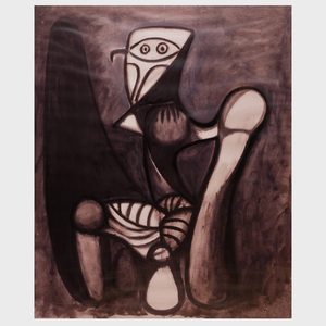 After Pablo Picasso (1881-1973): Tete; and Crouching Woman