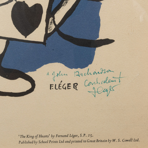 After Fernand Léger (1881-1955): The King of Hearts
