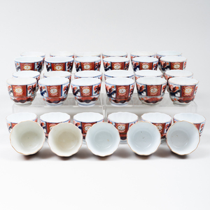 Assembled Japanese Imari Porcelain Part Service