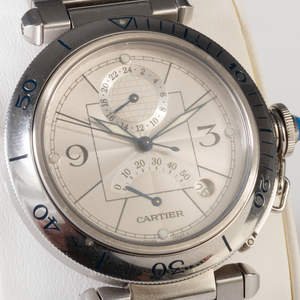 Pasha de Cartier Stainless Steel Watch