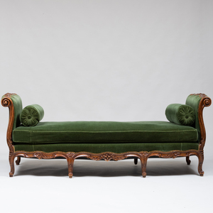 Louis XV Style Carved Beechwood Day Bed