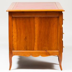Louis XV Provincial Fruitwood Kneehole Desk