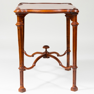 George III Style Mahogany Tea Table
