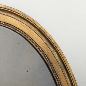 Regency Style Giltwood Oval Mirror