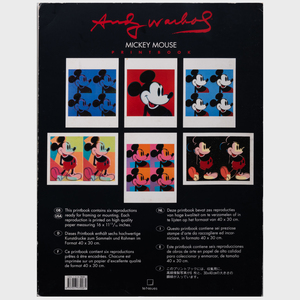 After Andy Warhol (1928-1987): Mickey Mouse Printbook