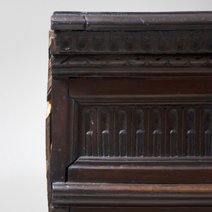 Italian Baroque Carved Walnut Side Cabinet