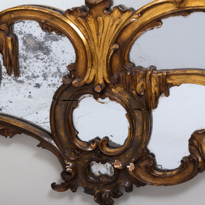 Large George III Style Giltwood Mirror