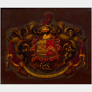 Two Painted Coats of Arms Pictures