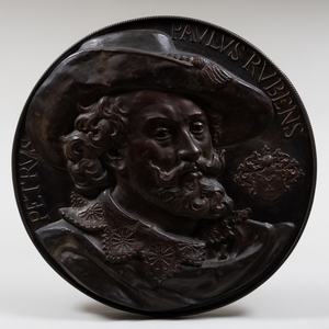 Two Metal Plaques of Peter Paul Rubens 