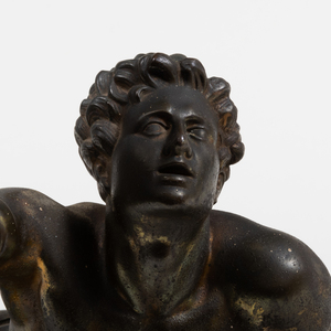  French Bronze Figure of 'Soldat Spartiate'