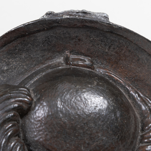 Pot-Metal Model of a Seated Molière, Possibly French 