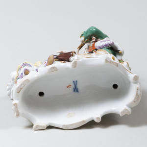 Meissen Porcelain Hunting Figure Group