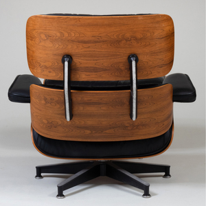 Charles and Ray Eames for Herman Miller Leather Lounge Chair and Ottoman