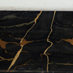 Set of Three French Painted, Parcel-Gilt and Faux Marble Panels