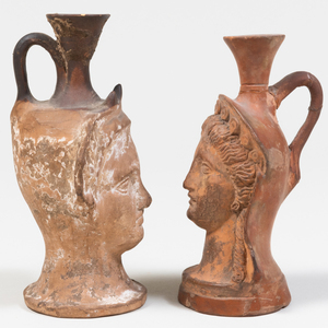 Pair of Attic Plastic Vases, Class W, After the Antique