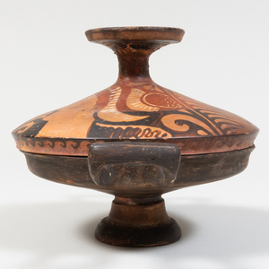 Group of Four Apulian and Greek Pottery Vessels