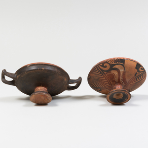 Group of Four Apulian and Greek Pottery Vessels