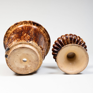 Group of Speckle Glazed Pottery Wares