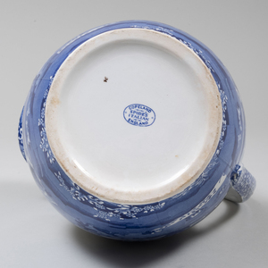 Copeland Spode Transfer Printed Basin and Jug in the 'Italian' Pattern