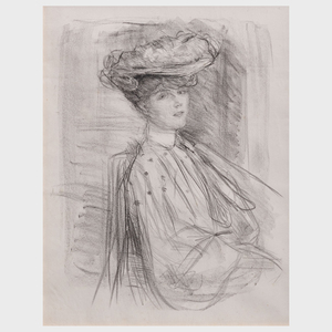 Albert de Belleroche (1864-1944): Madame Léonardi;  and Woman in a Hat 