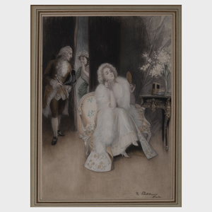 French School: La Toilette