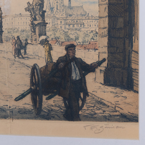 Tavik Frantisek Simon (1877-1942): View Through an Archway 