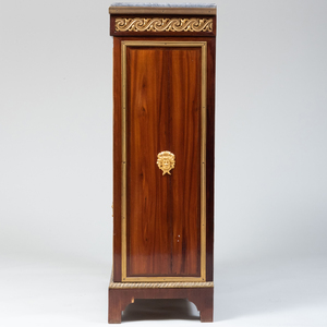 Louis XVI Style Gilt-Bronze-Mounted Mahogany and Tulipwood Parquetry Bibliothèque