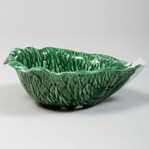 Group of Porcelain Lettuce Ware