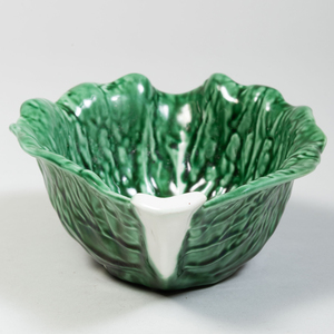 Group of Porcelain Lettuce Ware