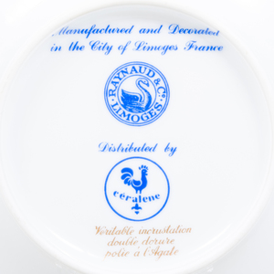 Reynaud Limoges Porcelain Gilt-Decorated Part Service