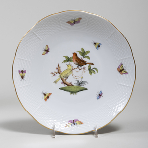 Herend Porcelain Part Service in the 'Rothschild Bird' Pattern