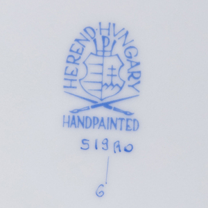 Herend Porcelain Part Service in the 'Rothschild Bird' Pattern