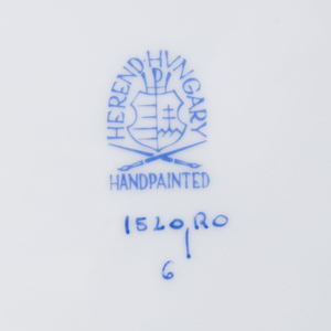 Herend Porcelain Part Service in the 'Rothschild Bird' Pattern