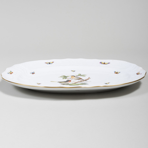 Herend Porcelain Part Service in the 'Rothschild Bird' Pattern