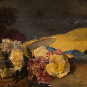 Attributed to Philippe Rousseau (1816-1887): Still Life with Flowers