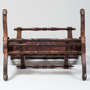 Early Victorian Rosewood Folio Stand 