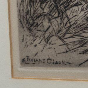 Roland Clark (1874-1957): Geese in Flight; Goose Over the Marsh; and Geese in the Marsh