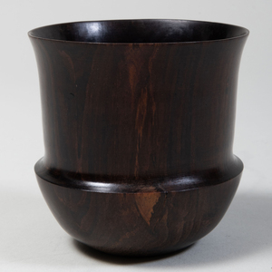 Group of Six Contemporary Turned Wood Vessels