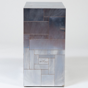 Paul Evans Stainless Steel 'Cityscape' Side Table