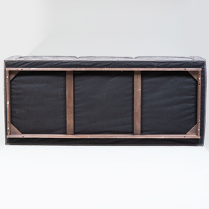 Pair of Jonathan Adler Grey 'Suede' Sofas
