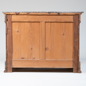 Biedermeier Style Black Walnut Chest of Drawers