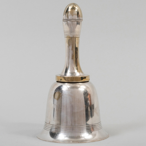Hukin & Heath Silver Plate Bell Form Cocktail Shaker